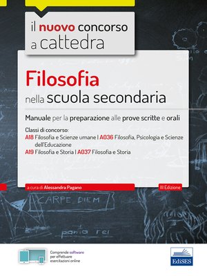 cover image of Filosofia nella scuola secondaria